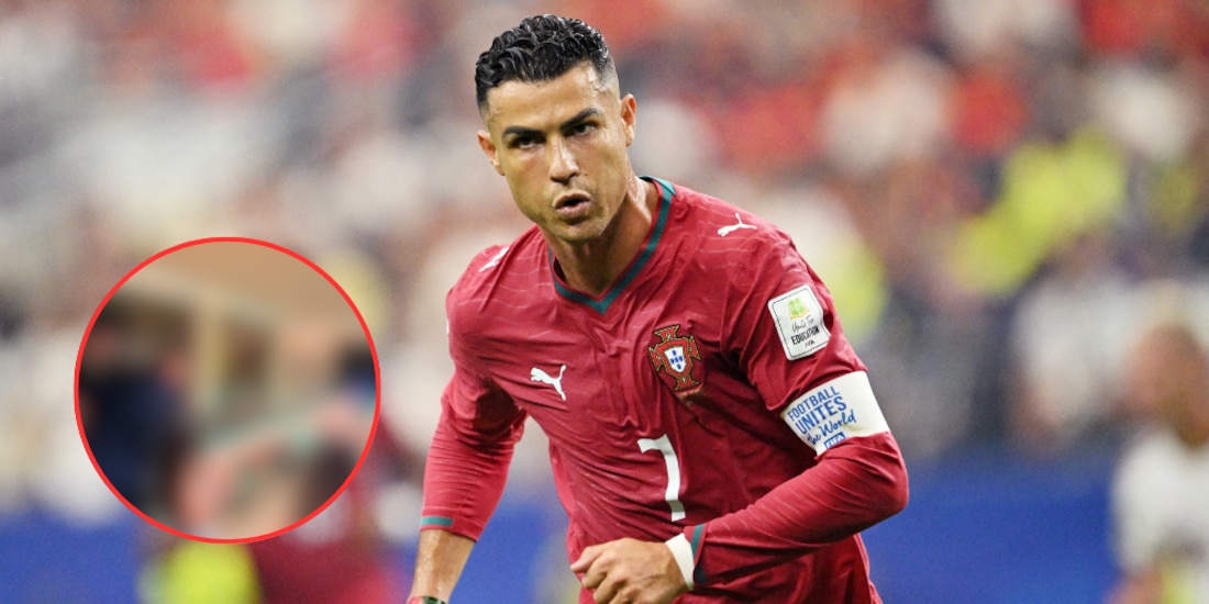 Cristiano Ronaldo durante un partido del Mundial 2026.