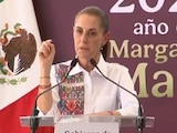 Desde Colima, la presidenta destacó la entrega de tarjetas de la Beca Universal Benito Juárez