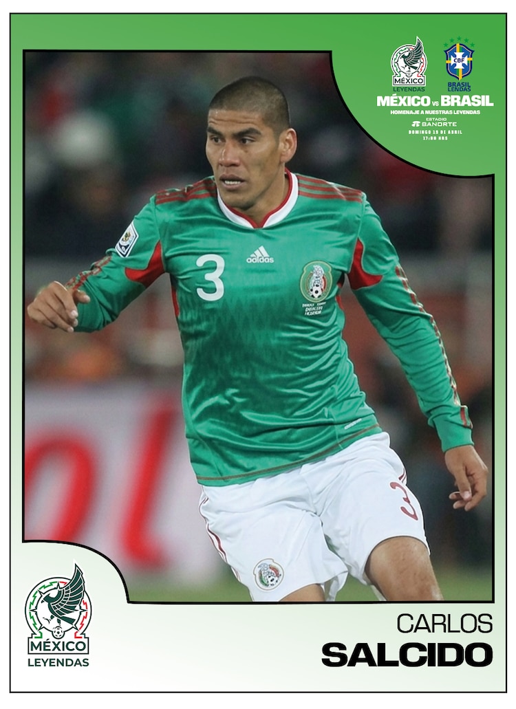 Carlos Salcido participará en el partido de leyendas.