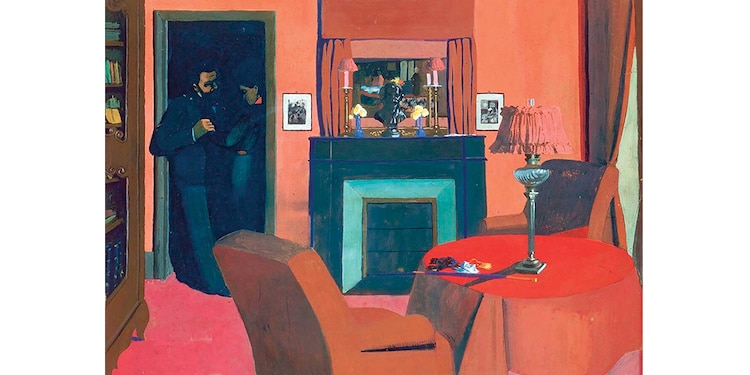 Félix Vallotton, La chambre rouge, 1898.