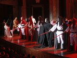 Integrantes de la Orquesta Sinfónica Nacional disfrazados como personajes de "Star Wars"