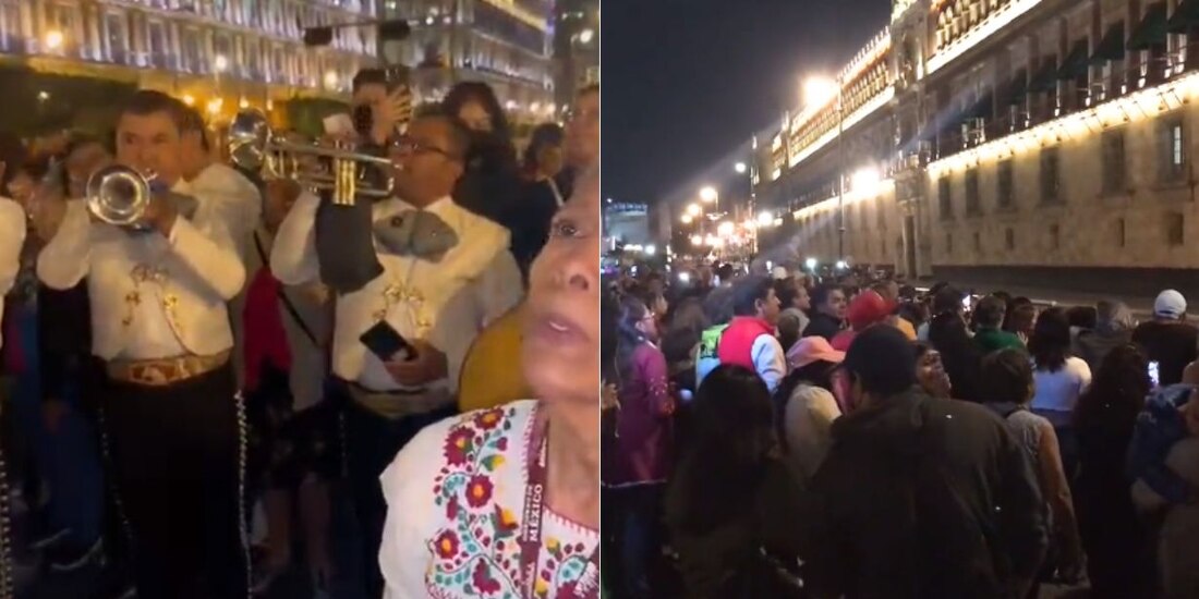 Simpatizantes de AMLO le cantaron las mañanitas este 7 de noviembre.