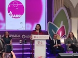 Clara Brugada, jefa de Gobierno de la Ciudad de México, durante conferencia de prensa.