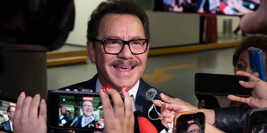 El coordinador de Morena en el Senado, Ignacio Mier Velazco