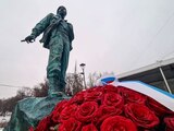 Estatua del exlíder cubano.