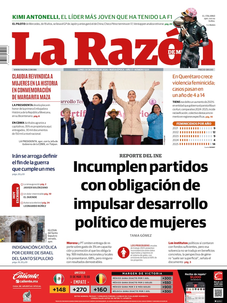 La Razón 30 Marzo 226