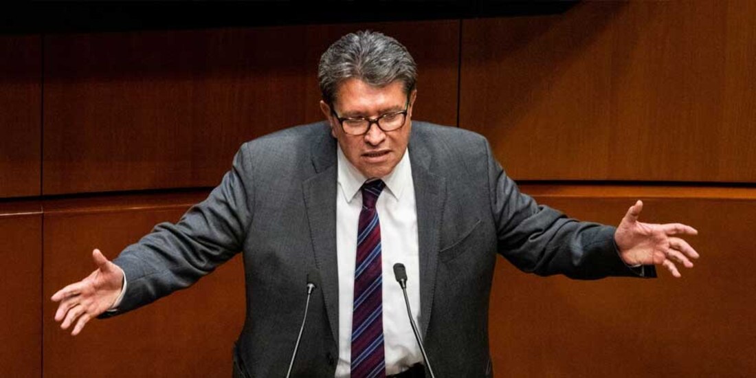 Ricardo Monreal, presidente de la Junta de Coordinación Política (JUCOPO) en el Senado