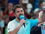 Stan Wawrinka bebió una cerveza tras jugar su último partido en un Abierto de Australia.