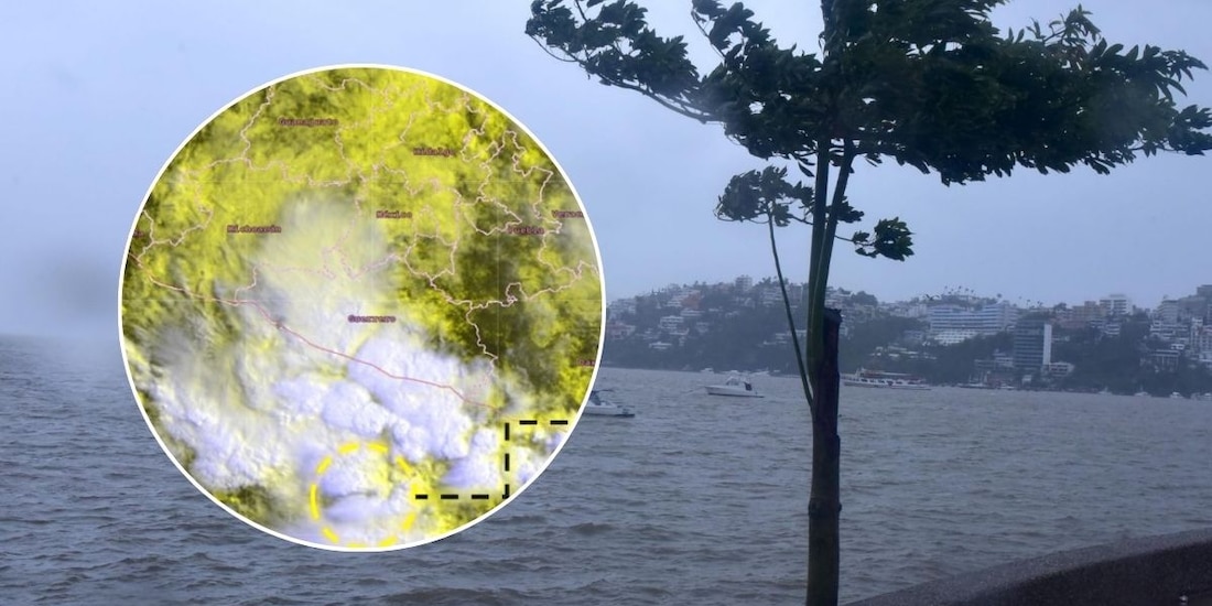 La depresión tropical Dos-E se formó frente al Pacífico mexicano y mantiene bajo vigilancia a municipios de Oaxaca y Guerrero por el riesgo de lluvias extraordinarias.
