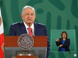 AMLO en su conferencia de prensa del 20 de mayo del 2021.