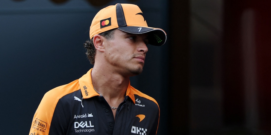 Lando Norris en el GP de Azerbaiyán