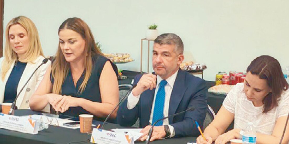 Mauricio Tabe durante su participación ante alcaldes, el pasado sábado.