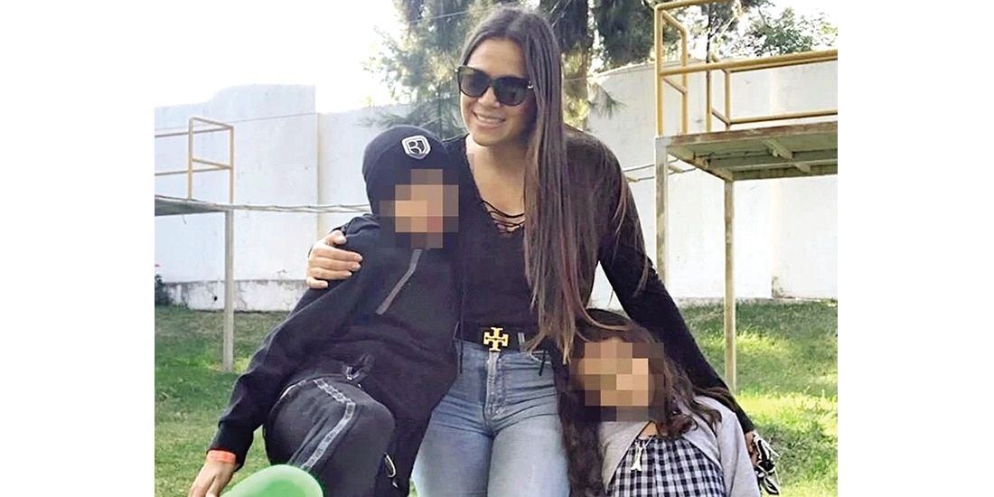 LA VÍCTIMA y sus hijos, en imagen de archivo.