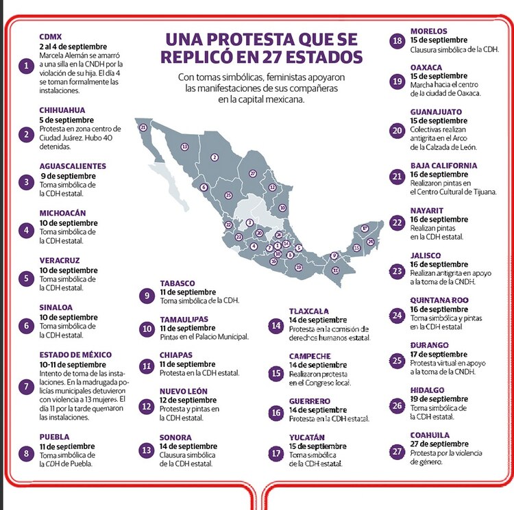 El movimiento logró apoyo en casi todo el país.