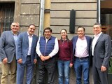 De izq. a der.: los mandatarios Adán Augusto López (Tabasco), Cuauhtémoc Blanco (Morelos), Miguel Barbosa (Puebla), Claudia Sheinbaum (CDMX), Cuitláhuac García (Veracruz) y Rutilio Escandón (Chiapas), en reunión realizada en febrero pasado.