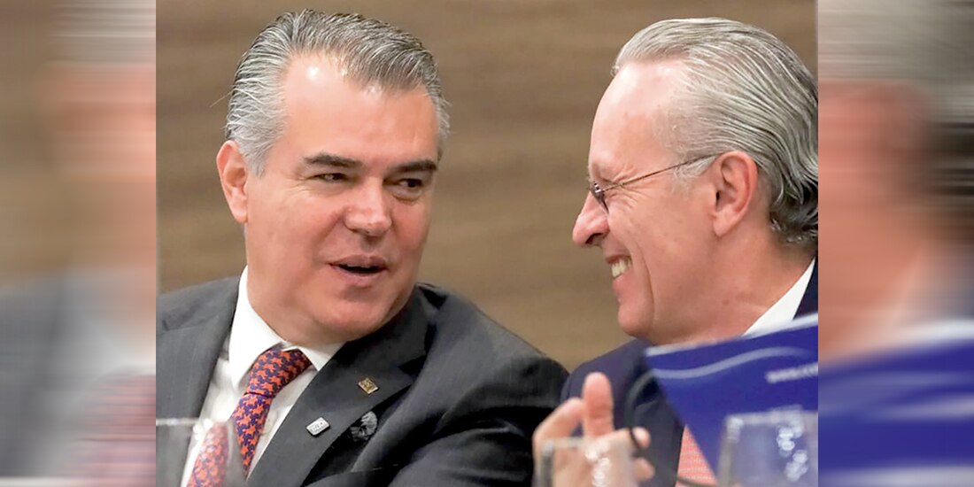 Francisco Cervantes, presidente del CCE, ayer en la reunión del Consejo Nacional.