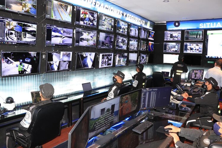 Instalaciones de la Central de Operaciones y Seguridad de Lomas Country Club.