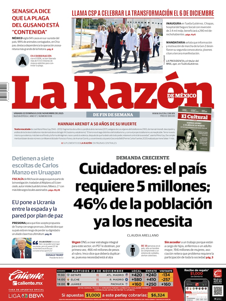 La Razón 22 Noviembre 2025