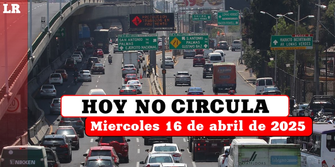 Revisa qué autos no pueden circular este miércoles 16 de abril en la Ciudad de México y el Estado de México.