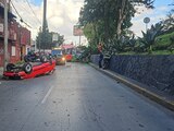 Se registra fuerte accidente en la alcaldía Iztapalapa