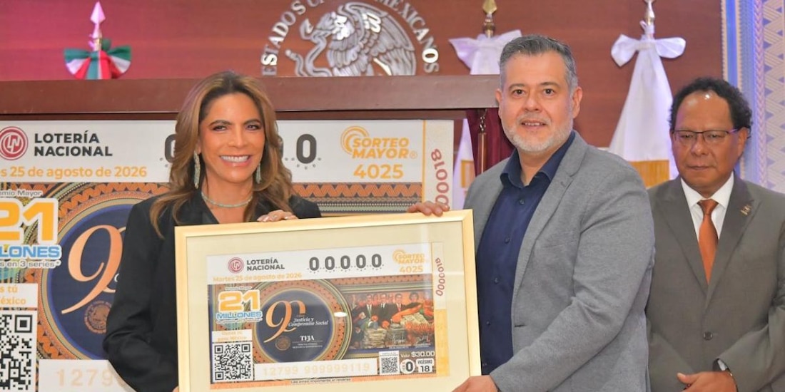 La directora general de la Lotería Nacional, Olivia Salomón, encabezó la ceremonia donde se reconoció la trayectoria del órgano jurisdiccional.