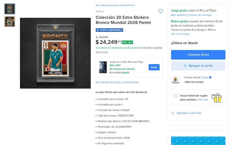 ¡Cuidado con los precios abusivos de reventa en "extra stickers"!