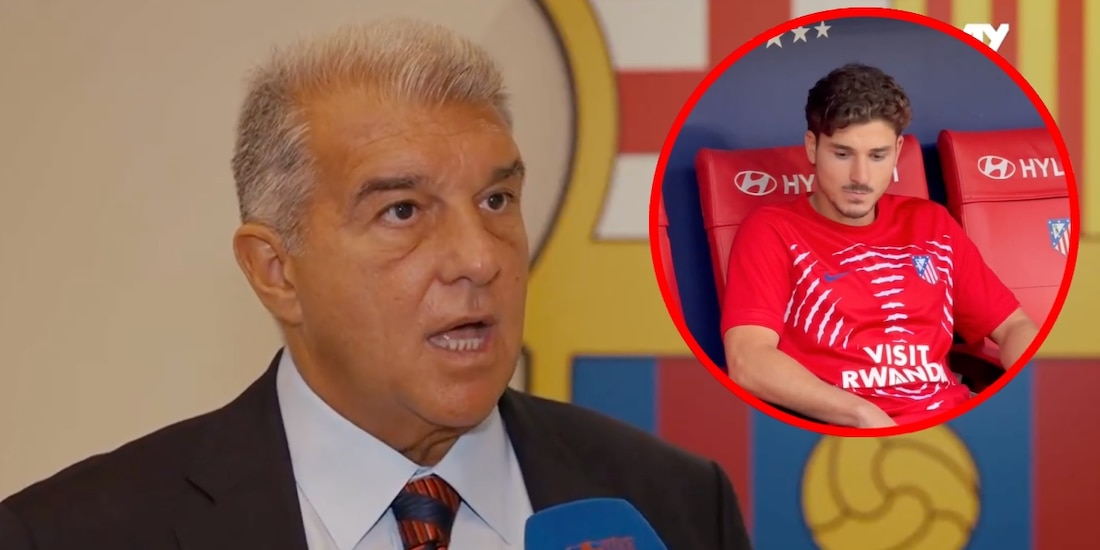 Presidente del Barcelona habla sobre Julián Álvarez