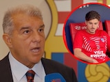 Presidente del Barcelona habla sobre Julián Álvarez