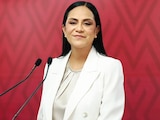 Ariadna Montiel, presidenta de Morena, al expresar su respaldo al Gobierno federal el 14 de julio, en conferencia.