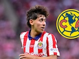 Santiago Sandoval, delantero de Chivas, se vio envuelto en una polémica en relación a unas publicaciones del América.