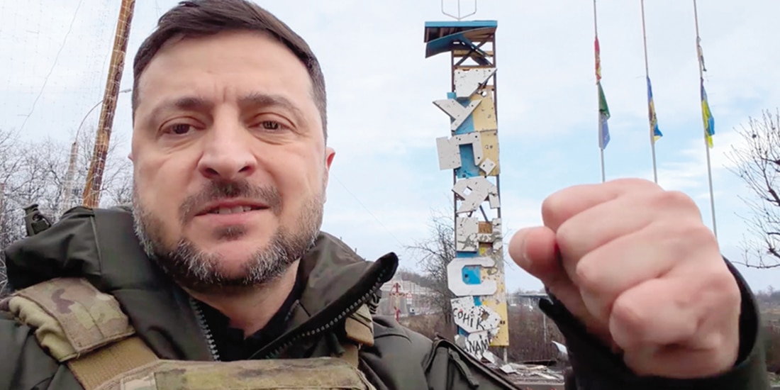 El líder ucraniano, Volodimir Zelenski, el 12 de diciembre.