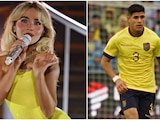 Sabrina Carpenter y Piero Hincapié