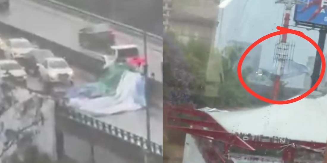 Cae espectacular en Periférico Sur