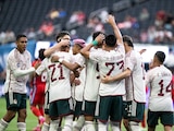 Jugadores de la Selección Mexicana en el duelo por el tercer lugar de la Nations League ante Panamá