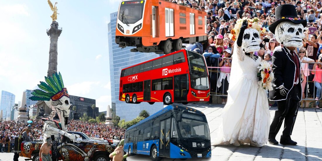 Este sábado algunos transportes como el Metro y el Metrobús cambiarán su servicio en algunas estaciones. Foto: Especial / La Razón