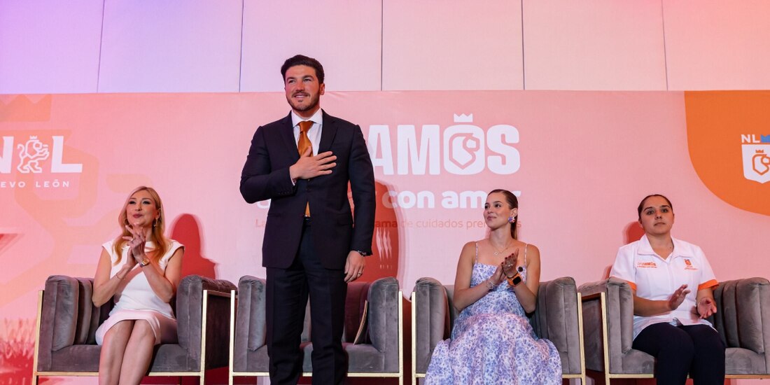 El gobernador de Nuevo León, Samuel García Sepúlveda, ayer.