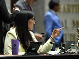 Kenia López Rabadán, presidenta de la mesa directiva