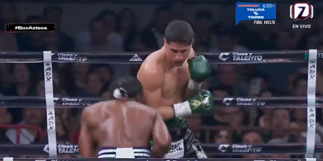 Marco Verde enfrentó al estadounidense Raphael Igbokwe en su cuarta pelea como boxeador profesional.