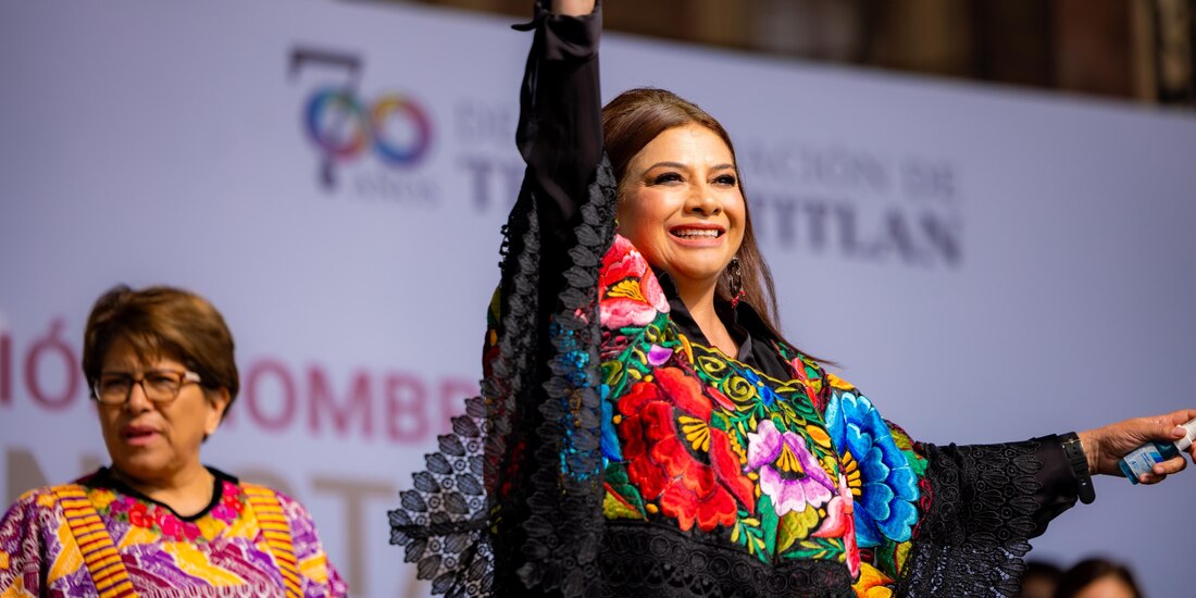 La Jefa de Gobierno de la capital, Clara Brugada.