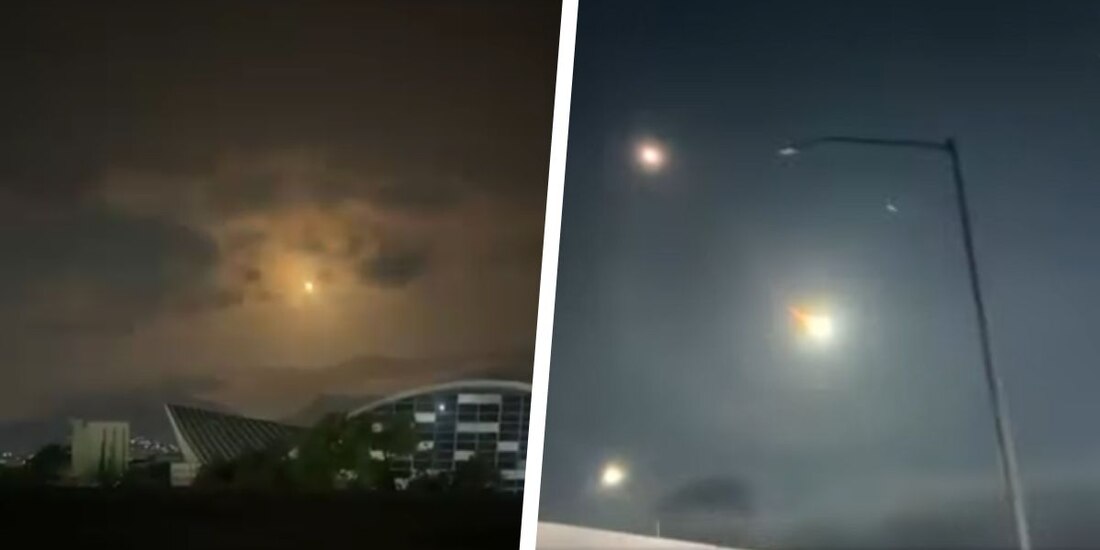 'Regios' avistaron un meteorito en el cielo.
