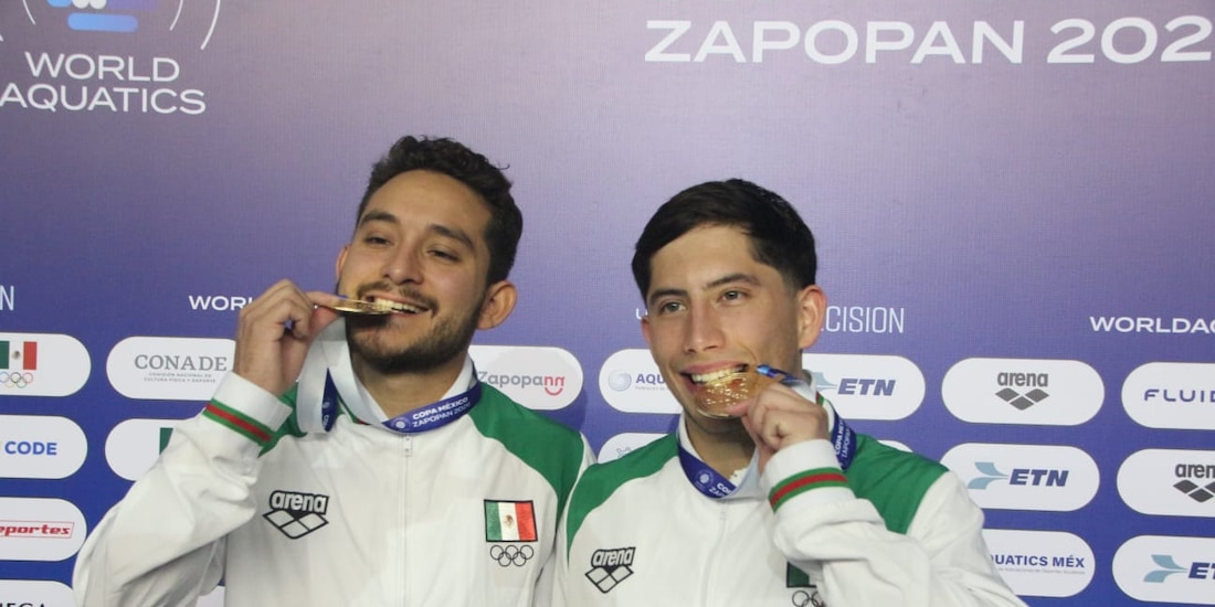 Randal Willars y Kevin Berlín ganan oro en la Copa México de Clavados en Zapopan .