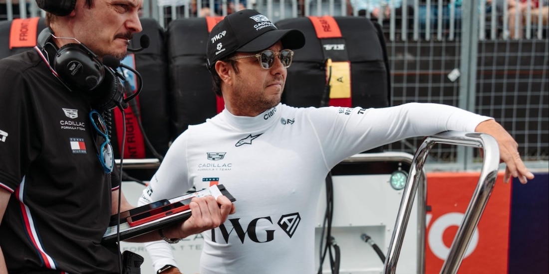 Checo Pérez en la carrera sprint del GP de Canadá de F1