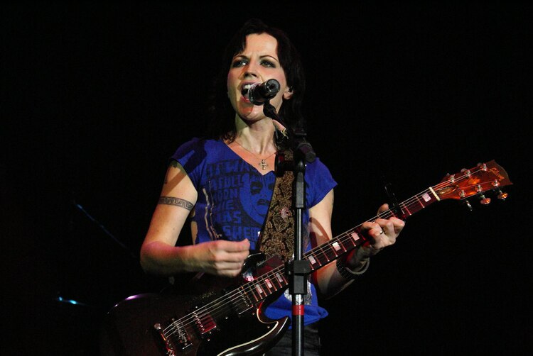 La cantante Dolores O' Riordan.