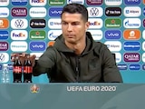 Cristiano Ronaldo en conferencia de prensa de cara a su debut en la Eurocopa.