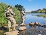 Secretaría de la Defensa Nacional y Guardia Nacional despliegan 500 efectivos en frontera de Tamaulipas.