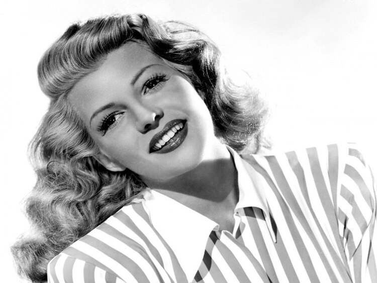 La actriz Rita Hayworth.