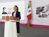 La Presidenta de México, Claudia Sheinbaum, en su conferencia de prensa de este lunes.