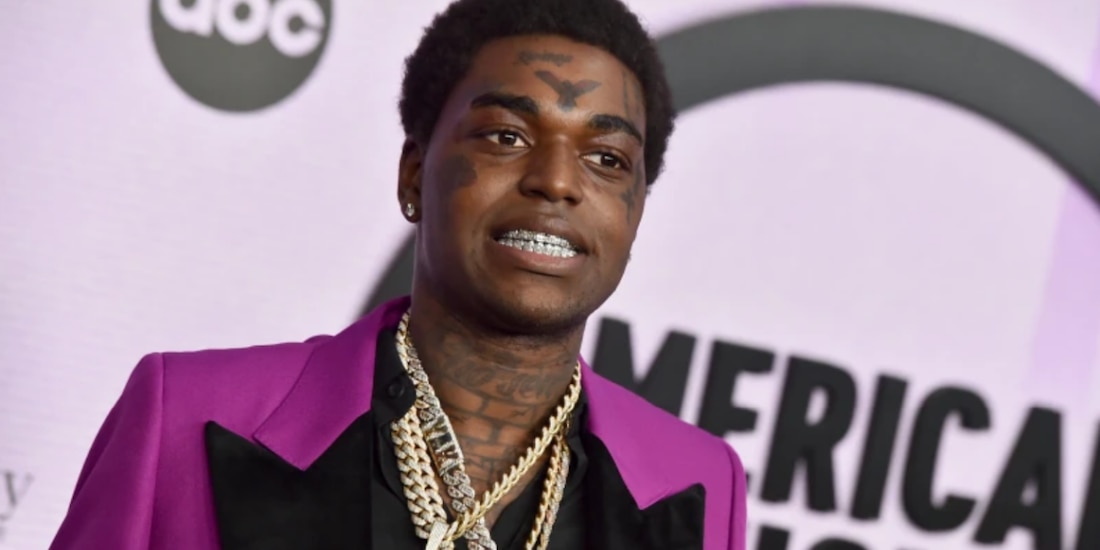 El rapero Kodak Black en Los Ángeles, en 2022