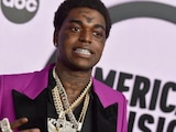 El rapero Kodak Black en Los Ángeles, en 2022