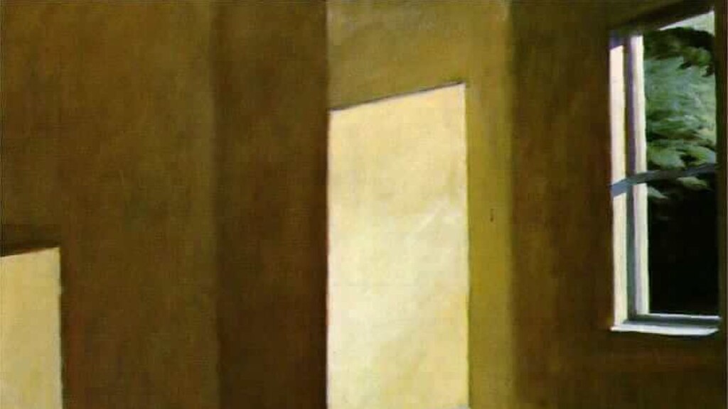 El sol en una habitación vacía, óleo sobre tela, 1963.